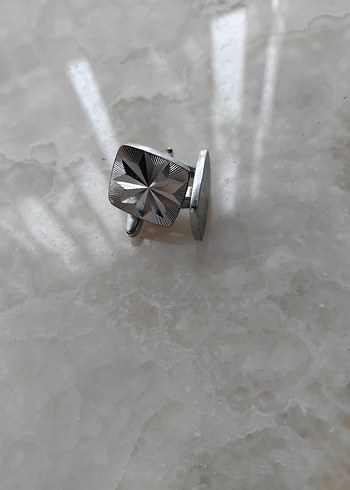 Gri Minimalist Erkek Kol Düğmeleri - Görsel 5