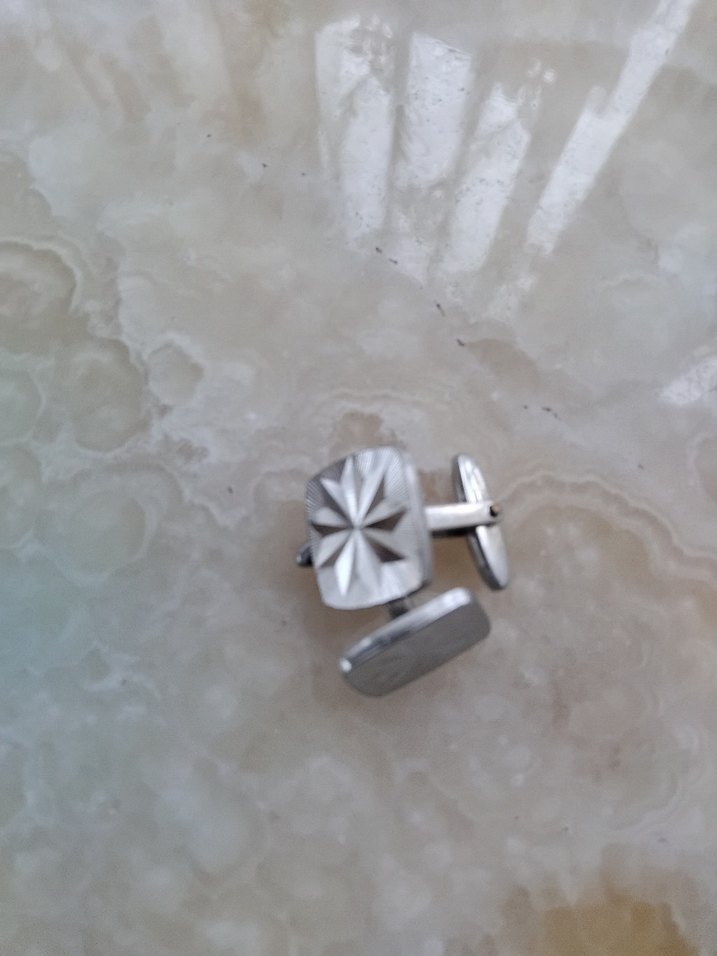 Gri Minimalist Erkek Kol Düğmeleri - Görsel 2