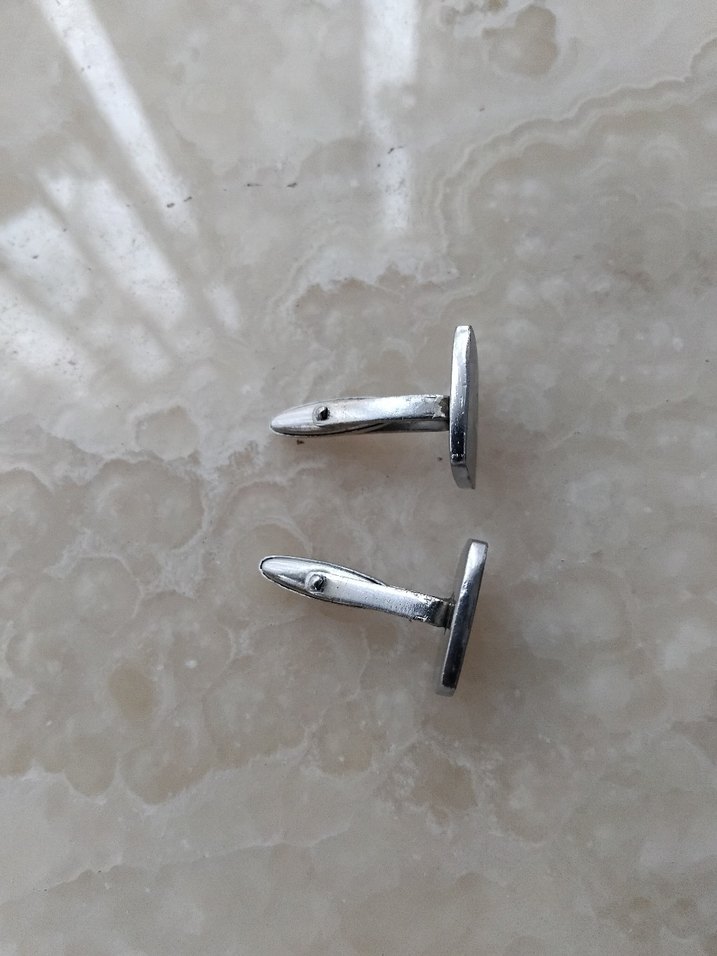 Gri Minimalist Erkek Kol Düğmeleri - Görsel 3