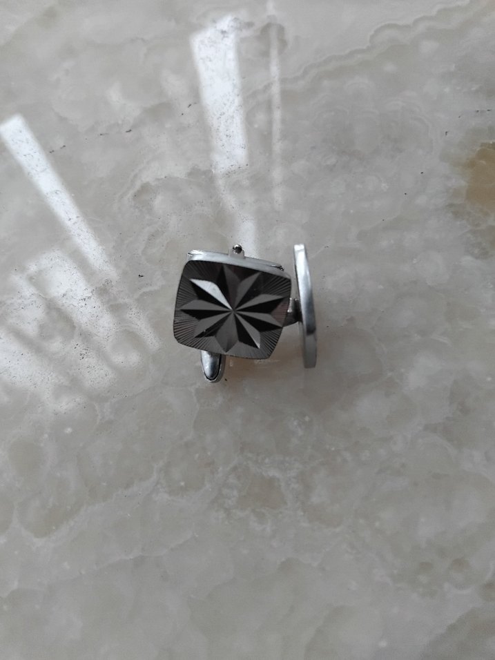 Gri Minimalist Erkek Kol Düğmeleri - Görsel 4