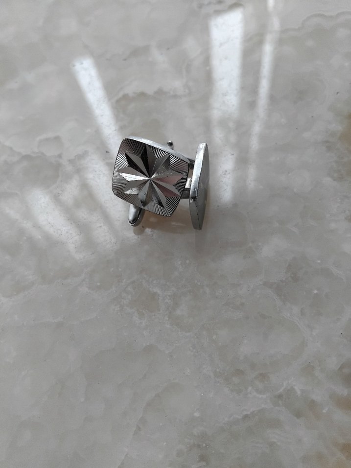 Gri Minimalist Erkek Kol Düğmeleri - Görsel 5