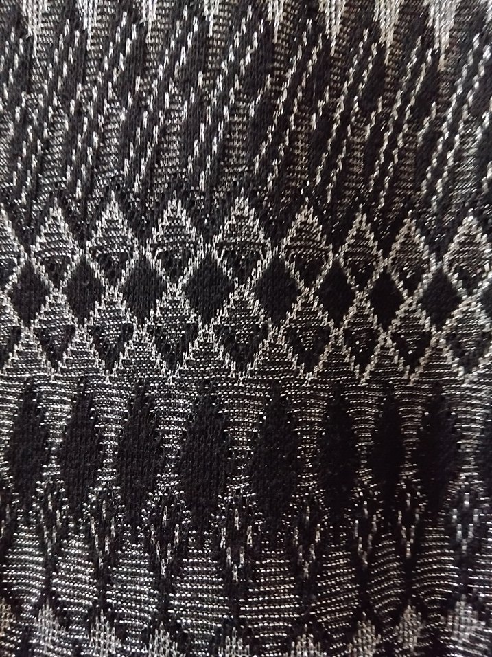 Gri Desenli Bohem Örgü Kadın Bluz - Görsel 5