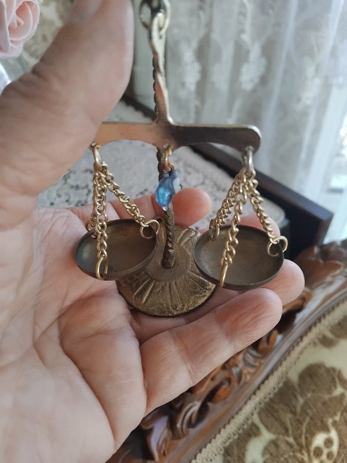 minyatür terazi figürü - Görsel 3