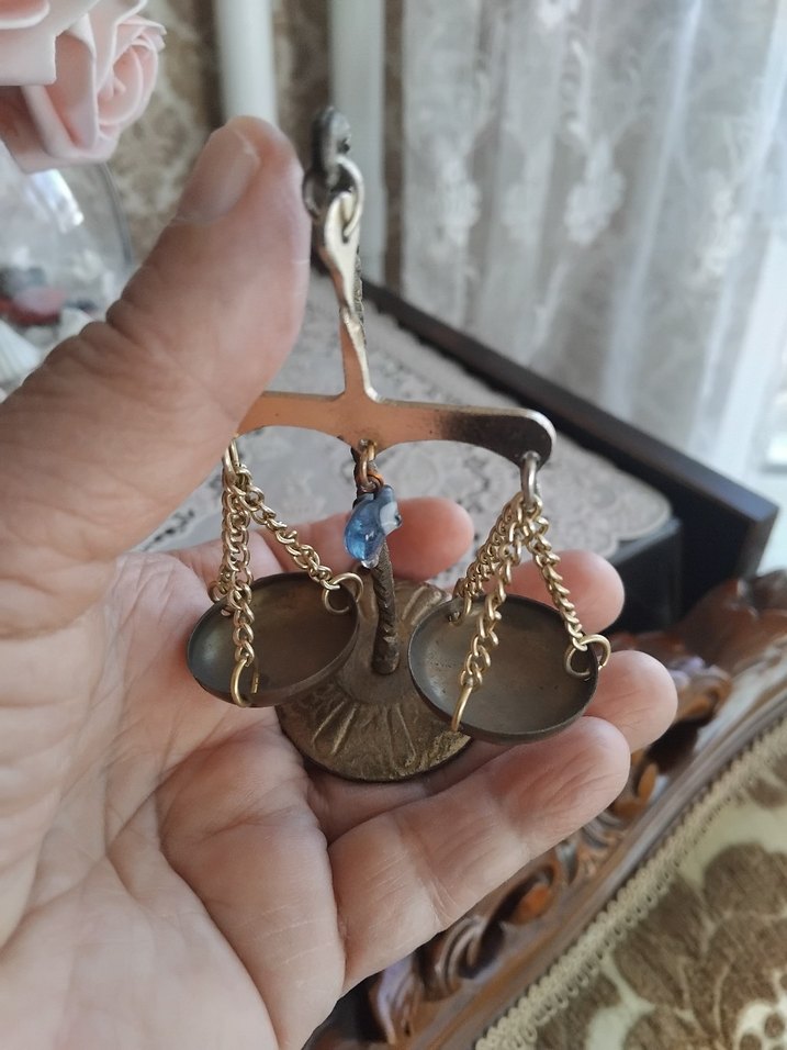 minyatür terazi figürü - Görsel 4