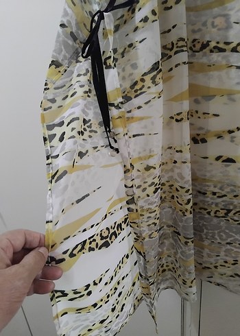 mayo ve bikini üzerine pareo - Görsel 5