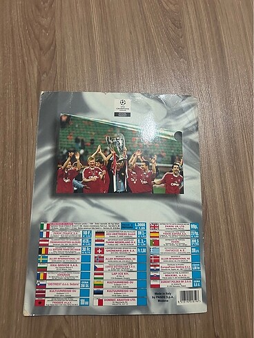  Panini 2001-2002 şampiyonlar ligi