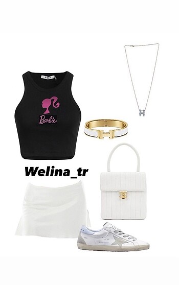 Zara Barbie crop