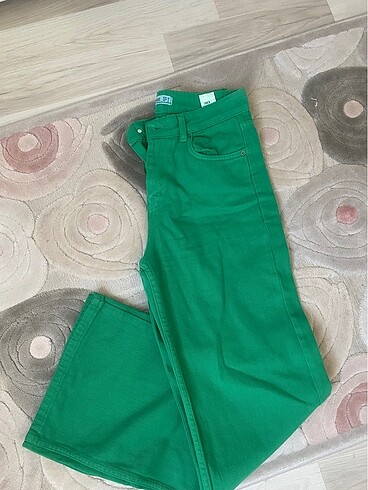 Yeşil Wide leg jeans