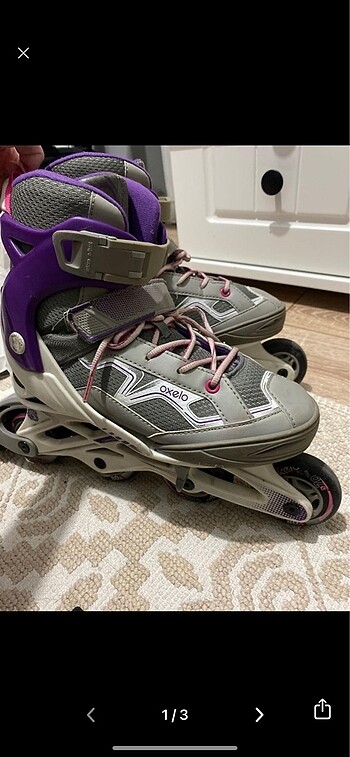 DECATHLON OXELO gri-mor paten