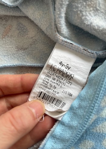 Kız Çocuk Mavi Fermuarlı Polar Tulum - Görsel 3