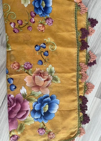 Dantel Detaylı Bohem şal - Görsel 2