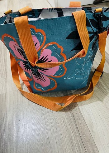 Renkli Polka Noktalı Kadın Omuz Çantası - Görsel 3