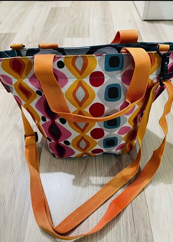 Renkli Polka Noktalı Kadın Omuz Çantası - Görsel 2