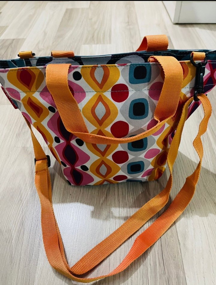 Renkli Polka Noktalı Kadın Omuz Çantası - Görsel 2