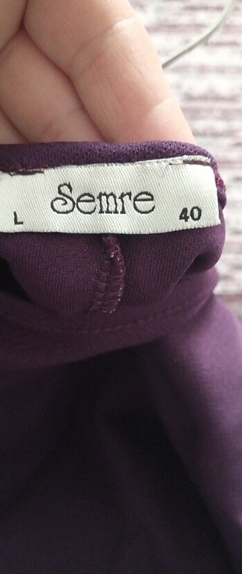 40 Beden mor Renk Boydan elbise