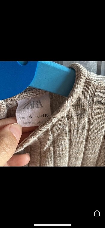 6 Yaş Beden camel Renk Zara tulum