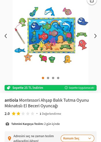 İkili Fiyat!!! Beşli Bultak  ve Mıknatıslı Balık tutma oyunu - Görsel 3