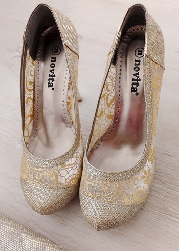 Abiye ayakkabı ve uyumlu canta - Görsel 3