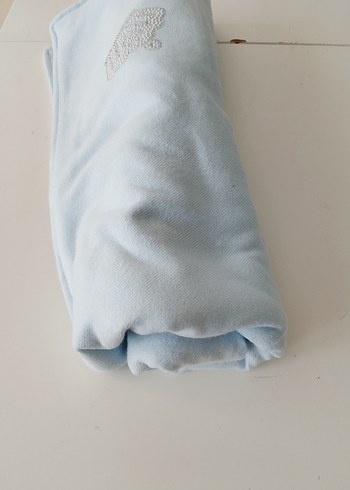 Sıfır!!!Nakışlı Mavi Çocuk Battaniyesi - Görsel 2