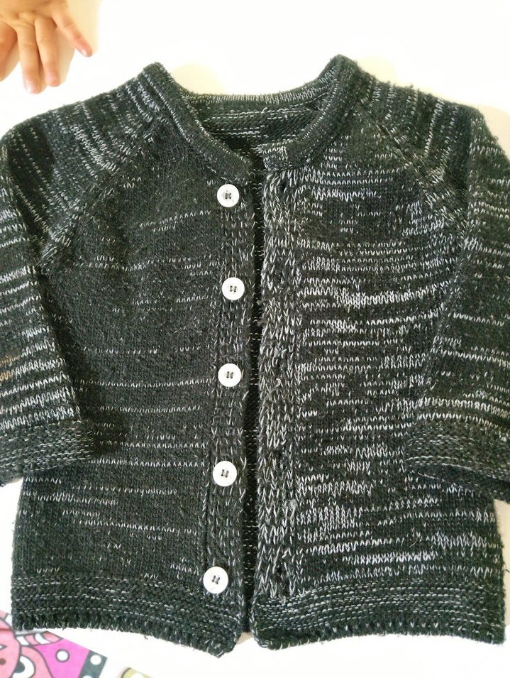 Gri Örgü Hırka - Görsel 2