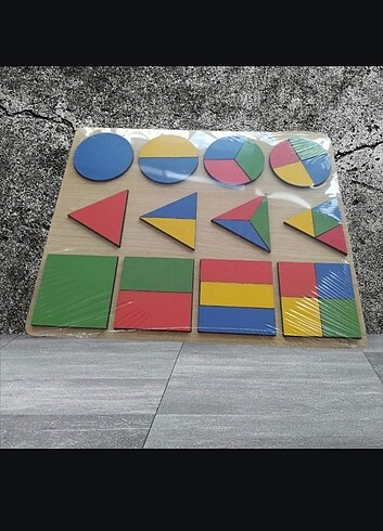 Beden Ahşap Geometrik Şekiller Bultak