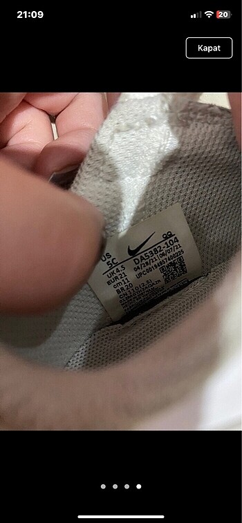 Nike Bebek Spor Ayakkabı - Görsel 4