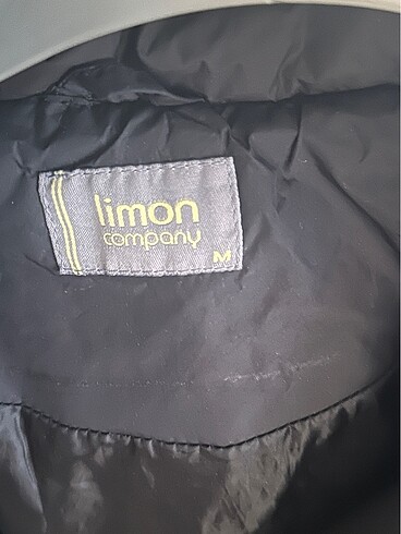 m Beden siyah Renk Şişme mont limon company