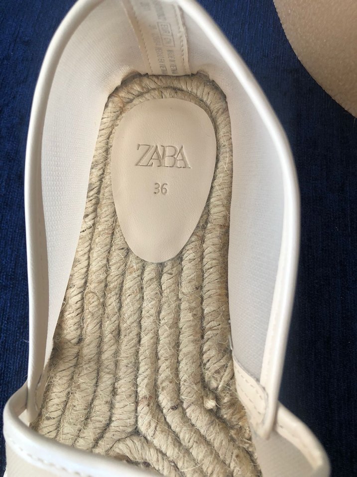 Beyaz Minimalist Kadın Espadril - Görsel 4