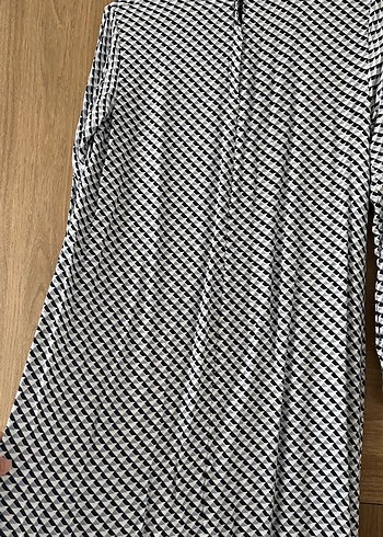 Gri Pilili Uzun Kadın Elbise - Görsel 3