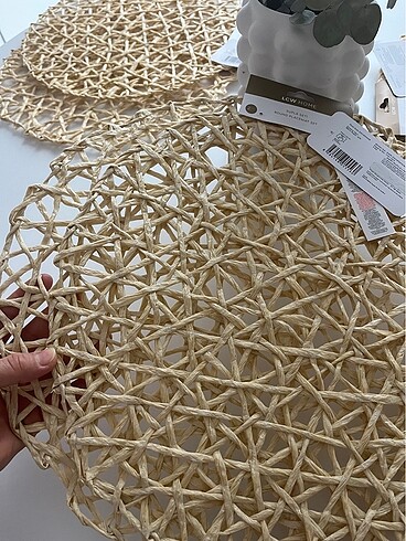 Hasır supla Amerikan servis 6 adet - Görsel 6