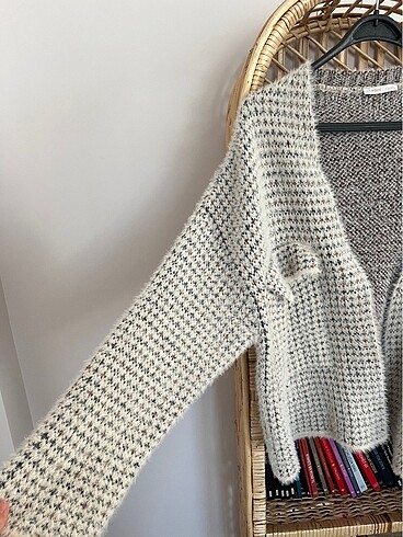 Lc waikiki gri yünlü hırka - Görsel 8