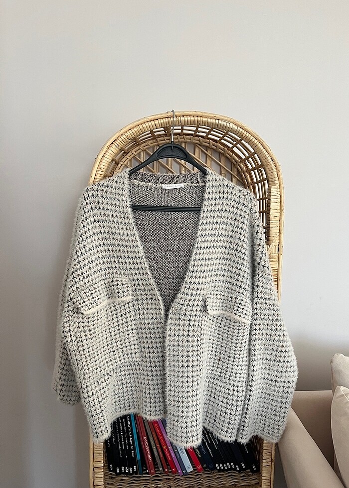 Lc waikiki gri yünlü hırka - Görsel 3