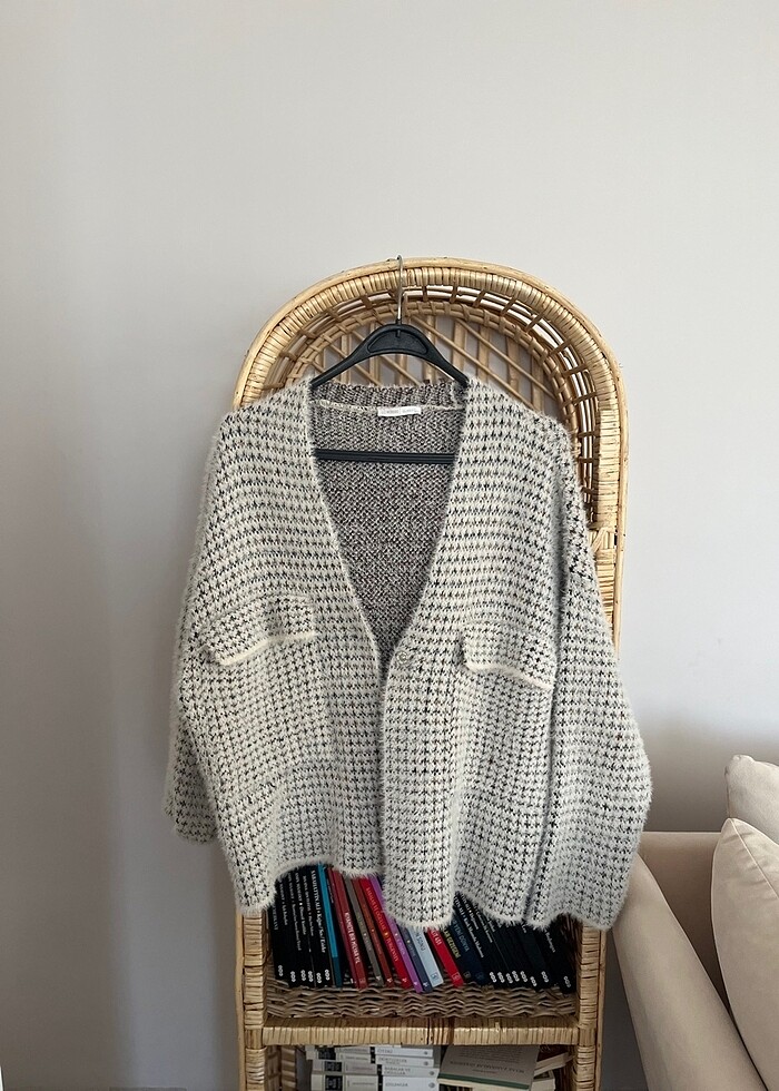 Lc waikiki gri yünlü hırka - Görsel 5