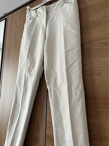 Koton krem beyaz kumaş pantolon s 36 beden - Görsel 4
