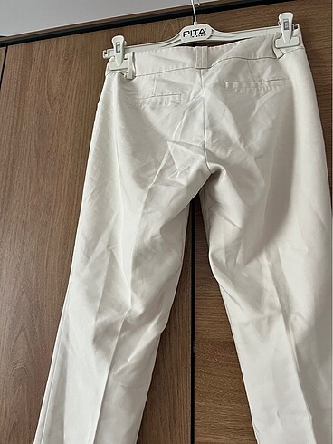 Koton krem beyaz kumaş pantolon s 36 beden - Görsel 6