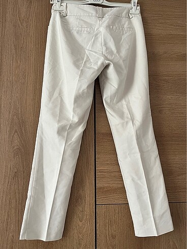Koton krem beyaz kumaş pantolon s 36 beden - Görsel 7