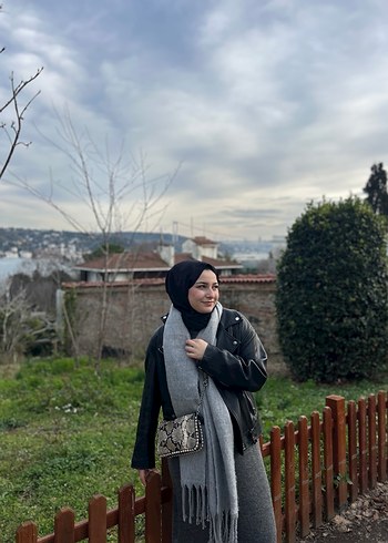 Gri elbise - Görsel 5