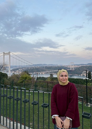 Bordo Boğazlı Salaş Kadın Kazak - Görsel 6