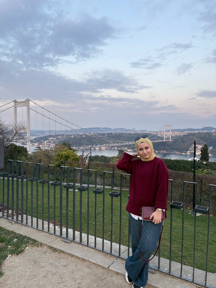 Bordo Boğazlı Salaş Kadın Kazak - Görsel 4