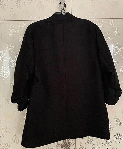 s Beden Koton siyah blazer ceket