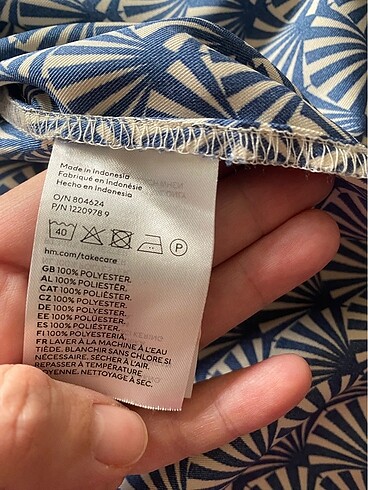 m Beden mavi Renk H&m gömlek