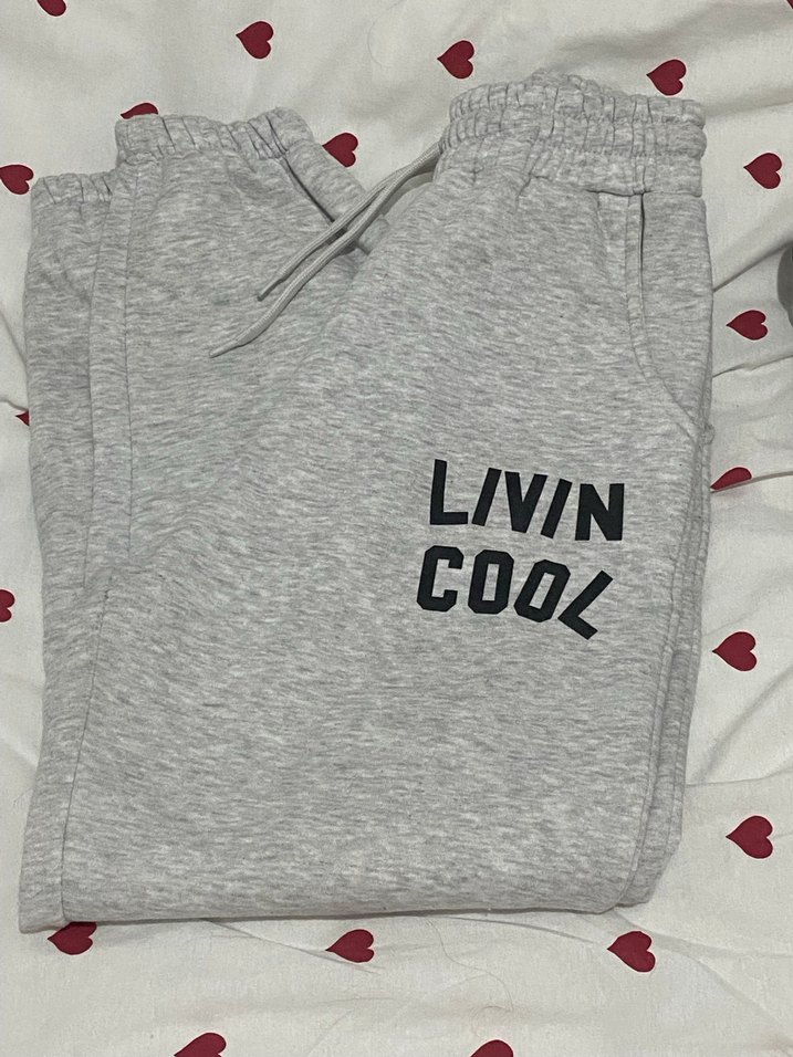 Gri Rahat Kesim Eşofman Altı - Görsel 3