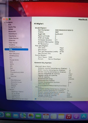 Gri MacBook Air2017 Laptop - Görsel 3