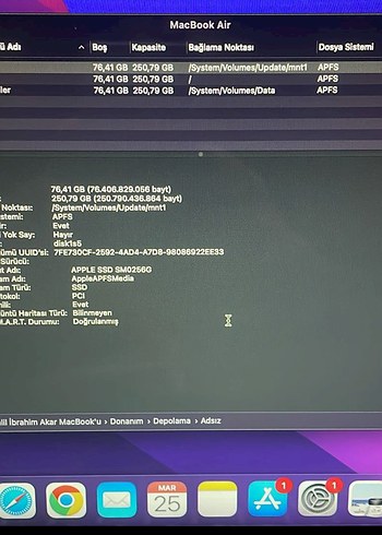 Gri MacBook Air2017 Laptop - Görsel 2