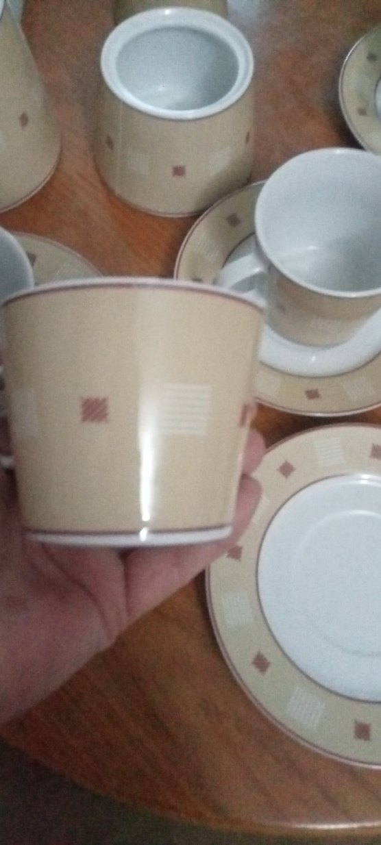 Bej Renkli Klasik Kahve Fincanı Takımı - Görsel 2