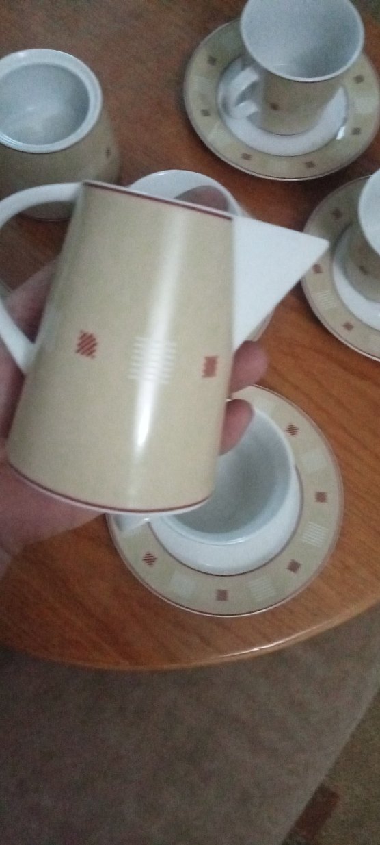 Bej Renkli Klasik Kahve Fincanı Takımı - Görsel 3