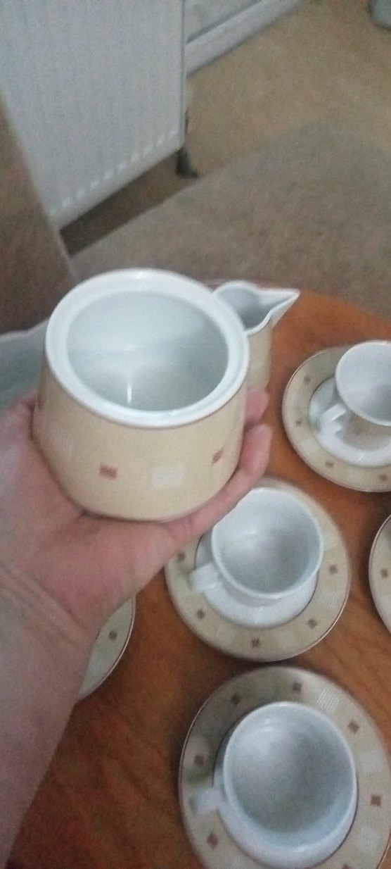 Bej Renkli Klasik Kahve Fincanı Takımı - Görsel 5