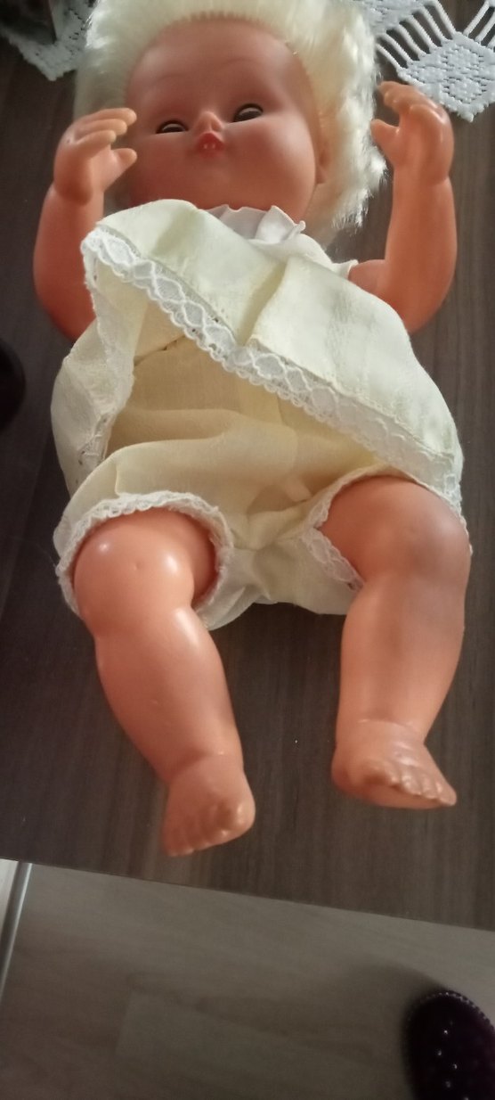 Beyaz ve Desenli Elbiseli Bebekler - Görsel 5