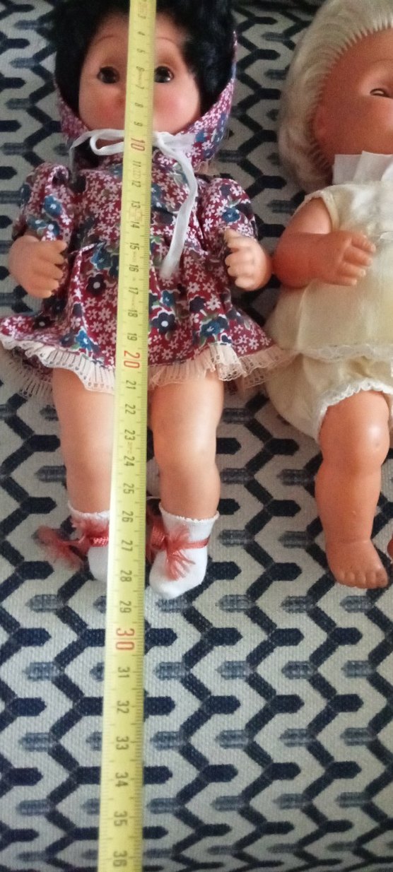 Beyaz ve Desenli Elbiseli Bebekler - Görsel 3