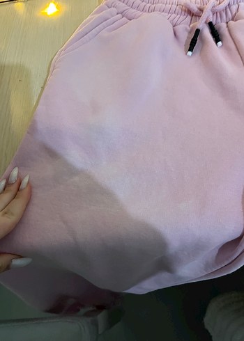 Pembe Rahat Kesim Midi Kadın Eşofman - Görsel 4